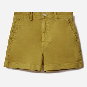 Everlane - the cotton twill short green size 2 small